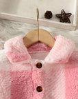 Checked Pattern Lightweight Fleece Children's Jacket - Mia