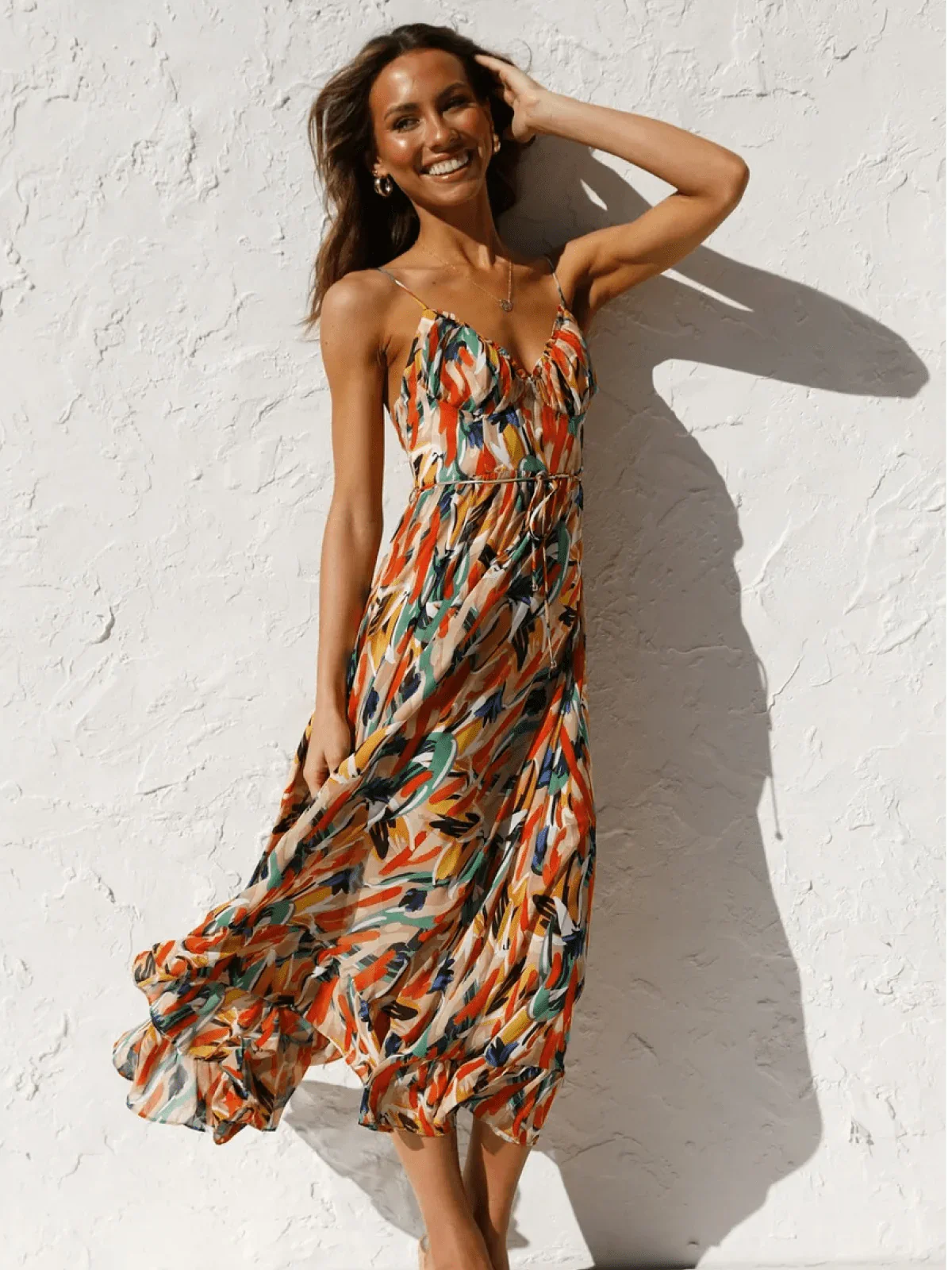 Chiara - Coloured Midi Dress