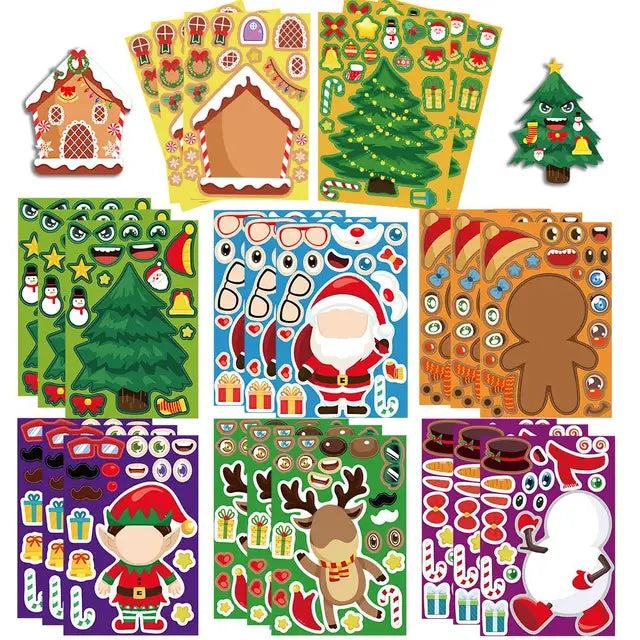 Christmas Stickerset - Christmas time in stickers - Sticker sheet Christmas