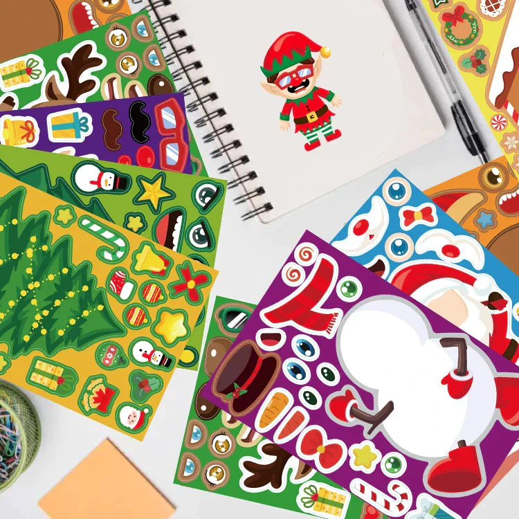 Christmas Stickerset - Christmas time in stickers - Sticker sheet Christmas