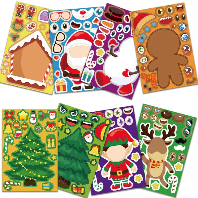 Christmas Stickerset - Christmas time in stickers - Sticker sheet Christmas