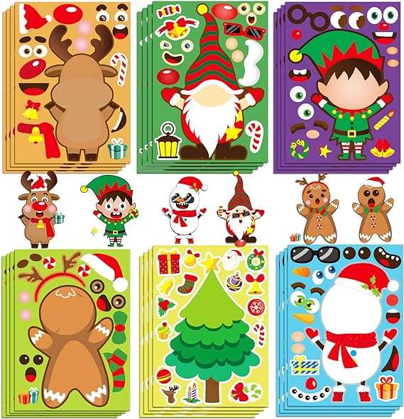 Christmas Stickerset - Christmas time in stickers - Sticker sheet Christmas