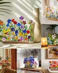 ChromaPetals - Painted Colourful Flower Pattern Decoration