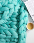 Chunky Knit Blanket - Ultra-Soft Oversized Blanket