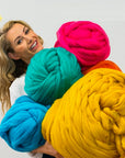 Chunky Knit Blanket - Ultra-Soft Oversized Blanket