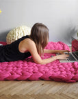 Chunky Knit Blanket - Ultra-Soft Oversized Blanket