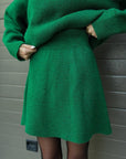Cindra – Knitted Top and Mini Skirt Set