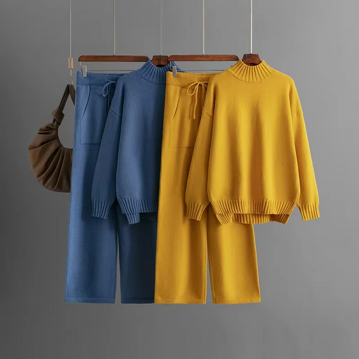 Cinthia – Long Sleeve Shirt and Straight Leg Trousers