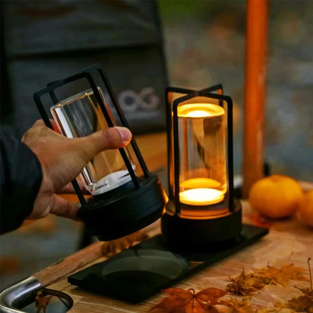 Clarize LED Wireless Retro Metal Bar Desk Lamp