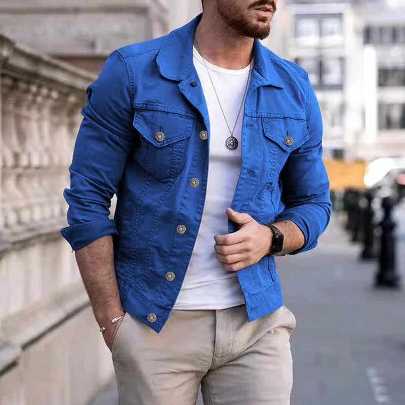Chaqueta clásica de mezclilla para hombre - David