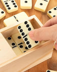 Classic Domino - Double 6 Domino Set with Wooden Box