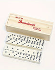Classic Domino - Double 6 Domino Set with Wooden Box
