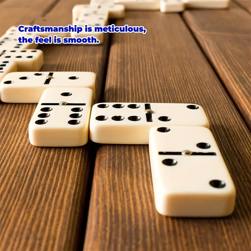 Classic Domino - Double 6 Domino Set with Wooden Box