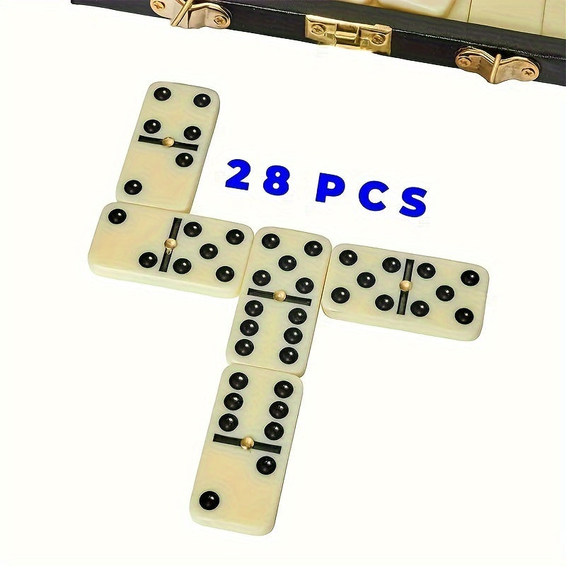 Classic Domino - Double 6 Domino Set with Wooden Box