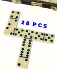 Classic Domino - Double 6 Domino Set with Wooden Box