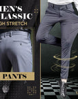 Classic Men's Trousers with Good Elasticity