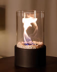 Classic Oil Lamp with Open Flame - Lumora