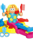 Clay Hairdresser Set- Create your own hair style - Plastic Wax Hairdresser Set