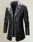 Clayton – Mid-Length Leather Jacket