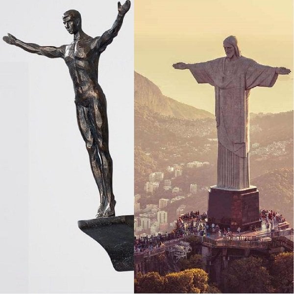 Sculpture d'escaladeur