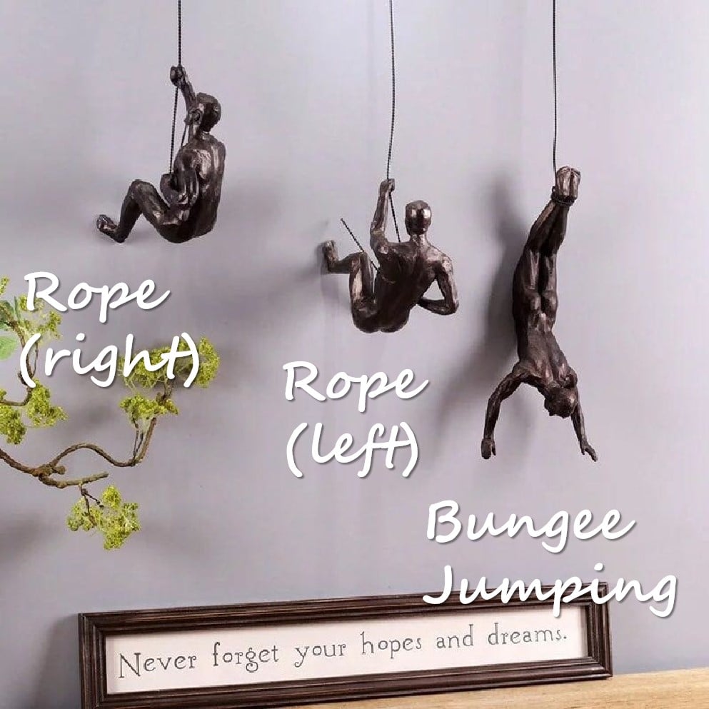 Sculpture d'escaladeur