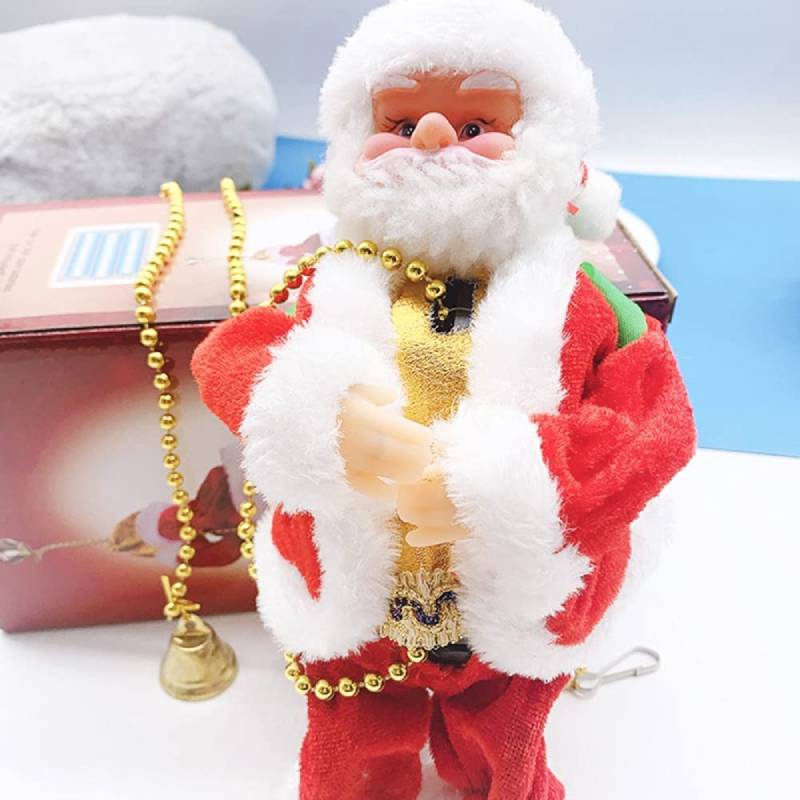 ClimbingClaus – Santa Claus climbs and plays music