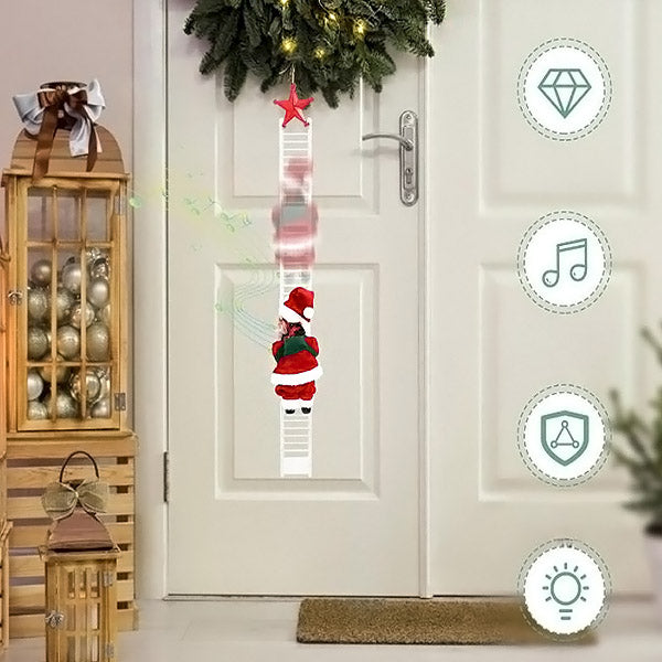 ClimbingLadder - Santa Claus Climbs the Ladder
