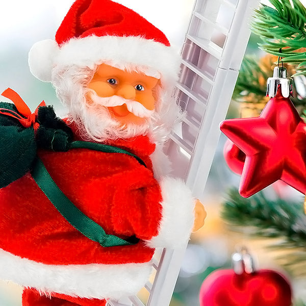 ClimbingLadder - Santa Claus Climbs the Ladder