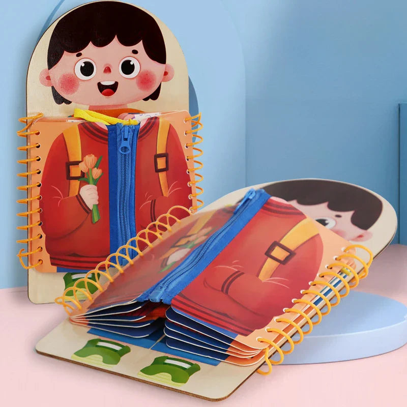 ClothesBook - Self-Sufficient Play - Dress-up Puzzle Book