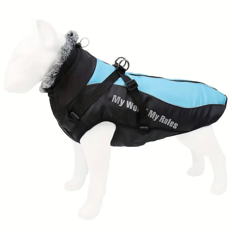 CloudTail | Warm Dog Coat with Reflective Details