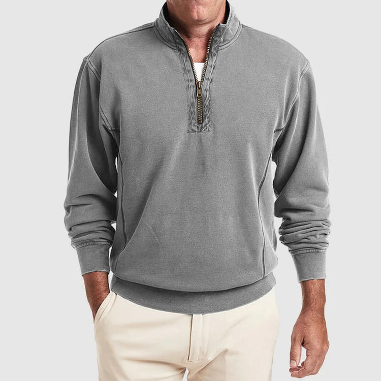 Coastal Breeze Quarter-Zip Polo