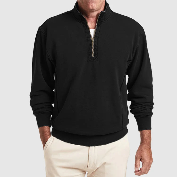 Coastal Breeze Quarter-Zip Polo