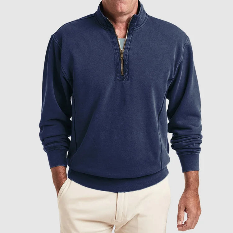 Coastal Breeze Quarter-Zip Polo