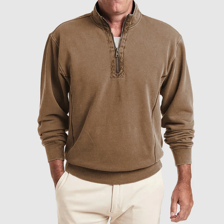 Coastal Breeze Quarter-Zip Polo