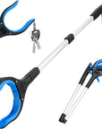 Collapsible Grabber with 360° Rotatable Clip
