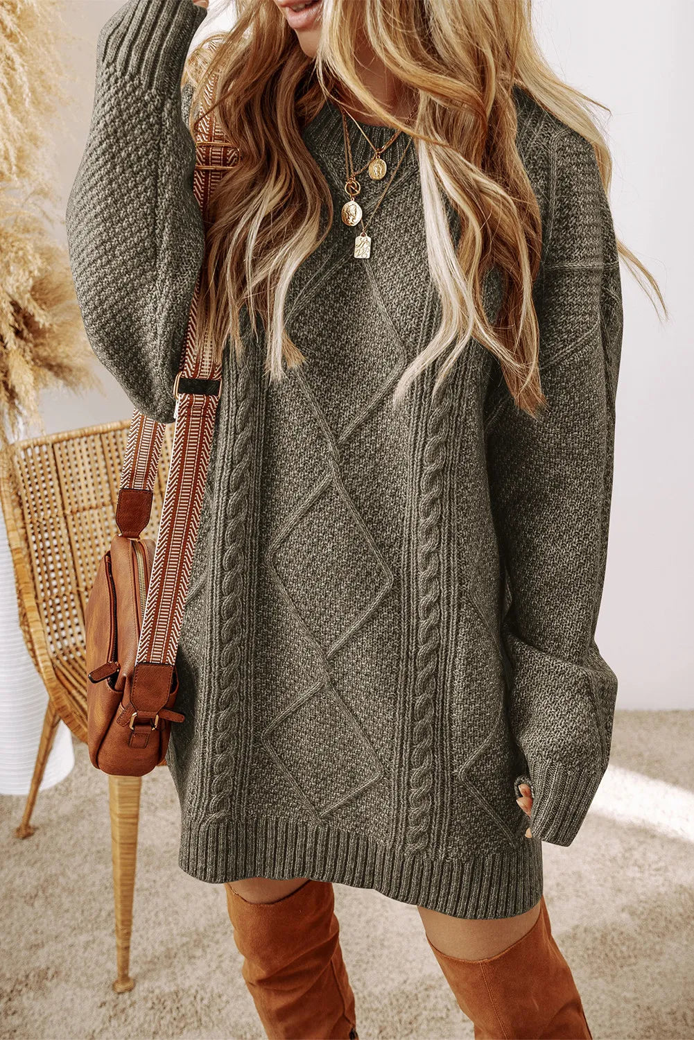Colleen – Knitted Long Sweater