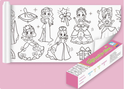 ColoringPaper - Unleash your creativity - XXL Coloring Sheet