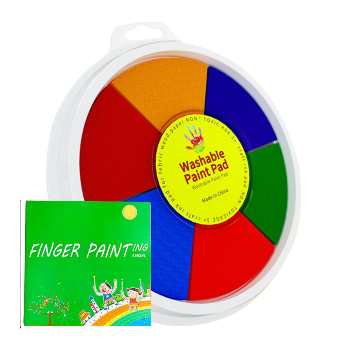 Colour Adventure - Finger-painting book for children. Creative and educational.