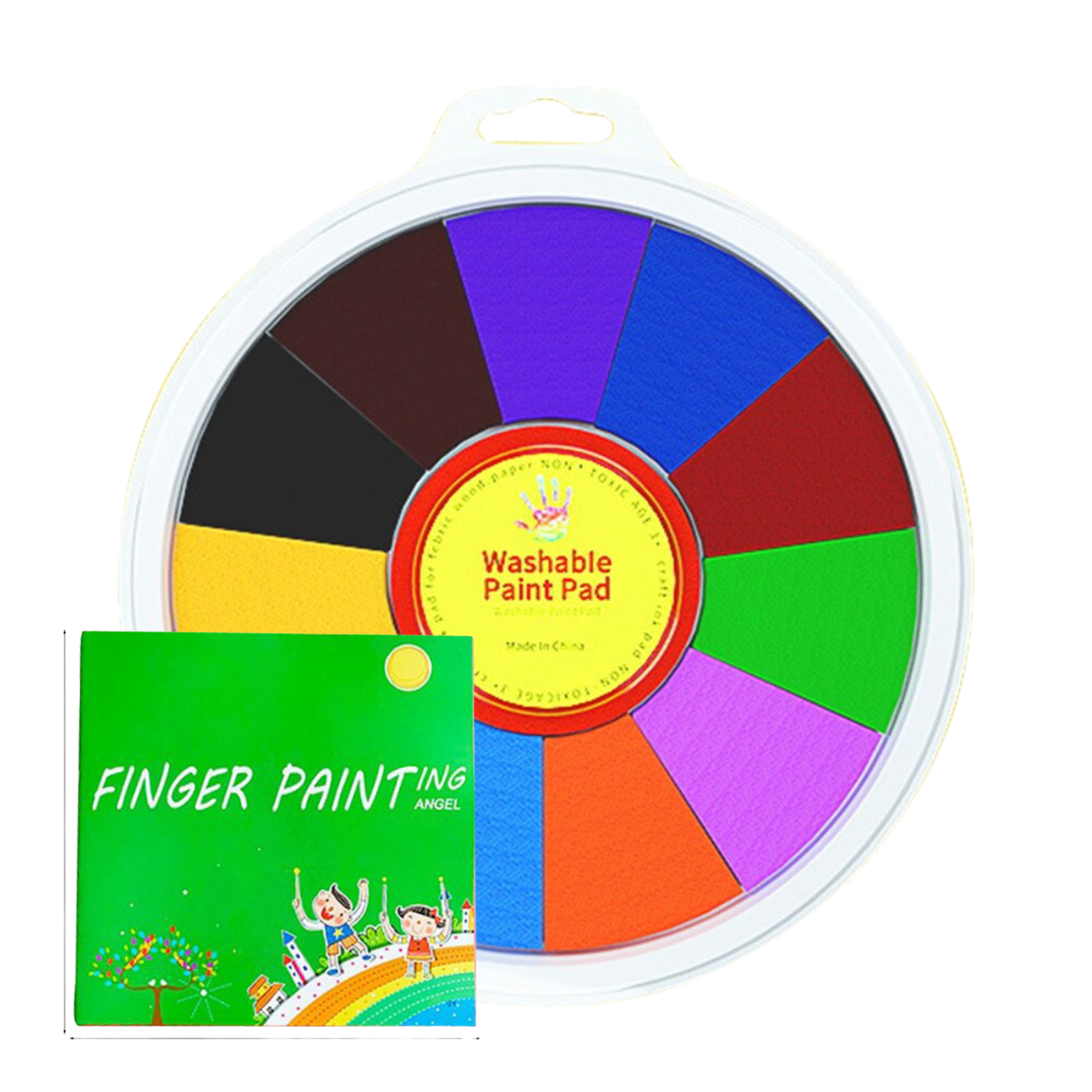 Colour Adventure - Finger-painting book for children. Creative and educational.