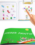Colour Adventure - Finger-painting book for children. Creative and educational.