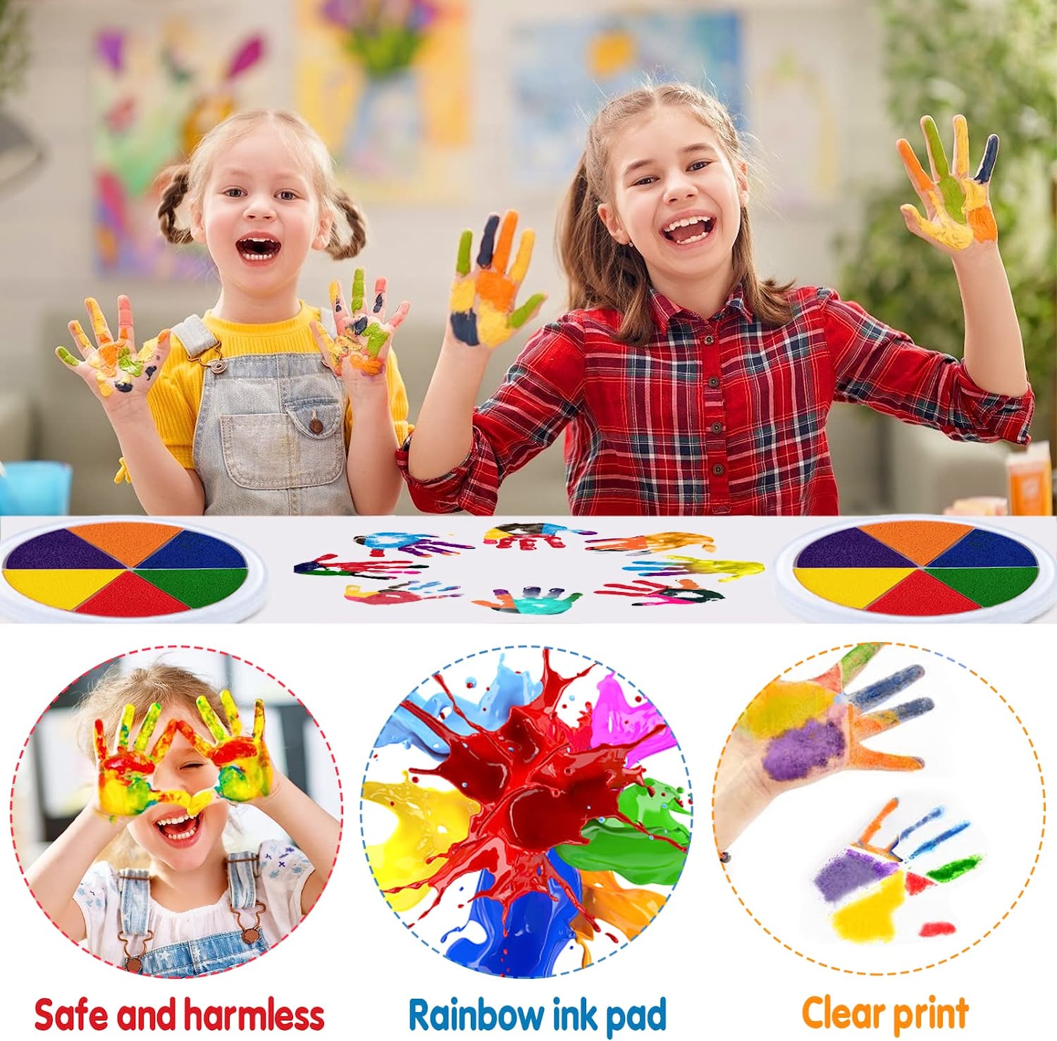 Colour Adventure - Finger-painting book for children. Creative and educational.