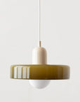 Coloured Glass Pendant Lamp - BauLume
