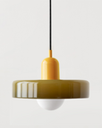 Coloured Glass Pendant Lamp - BauLume