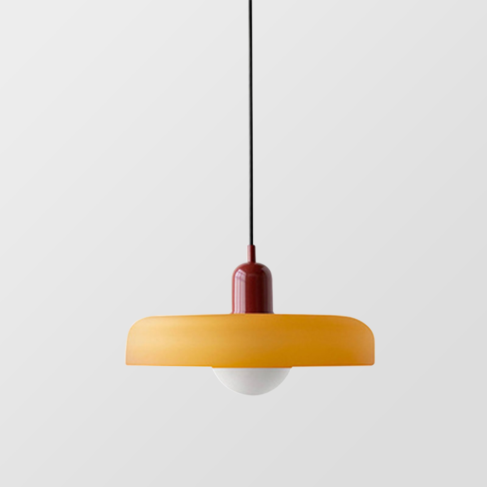 Coloured Glass Pendant Lamp - BauLume