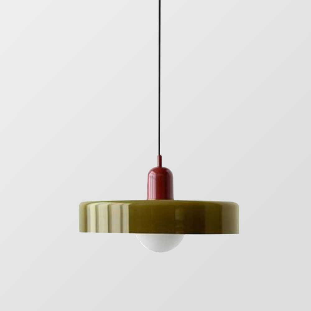 Coloured Glass Pendant Lamp - BauLume