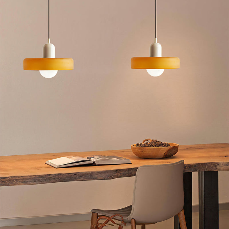 Coloured Glass Pendant Lamp - BauLume