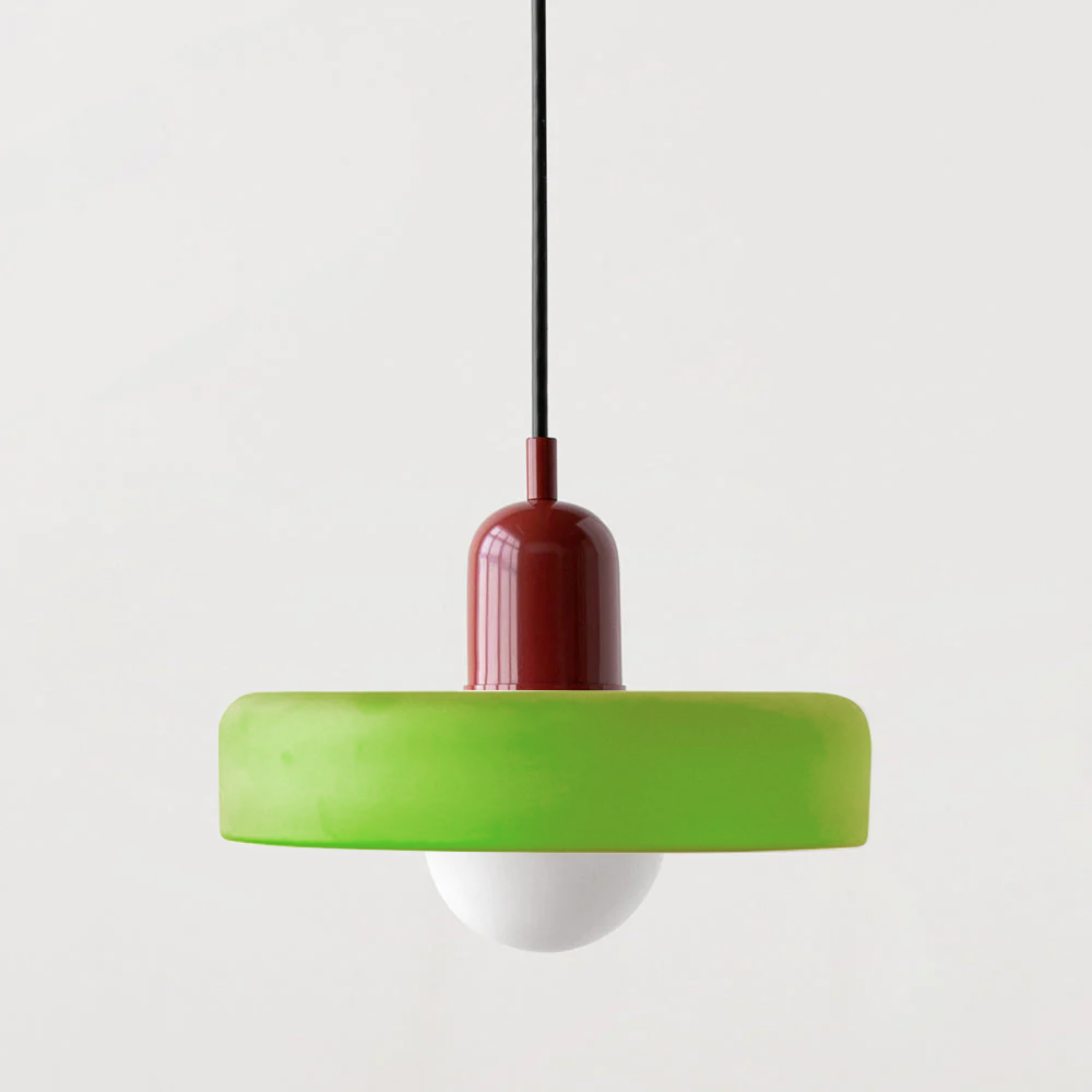 Coloured Glass Pendant Lamp - BauLume
