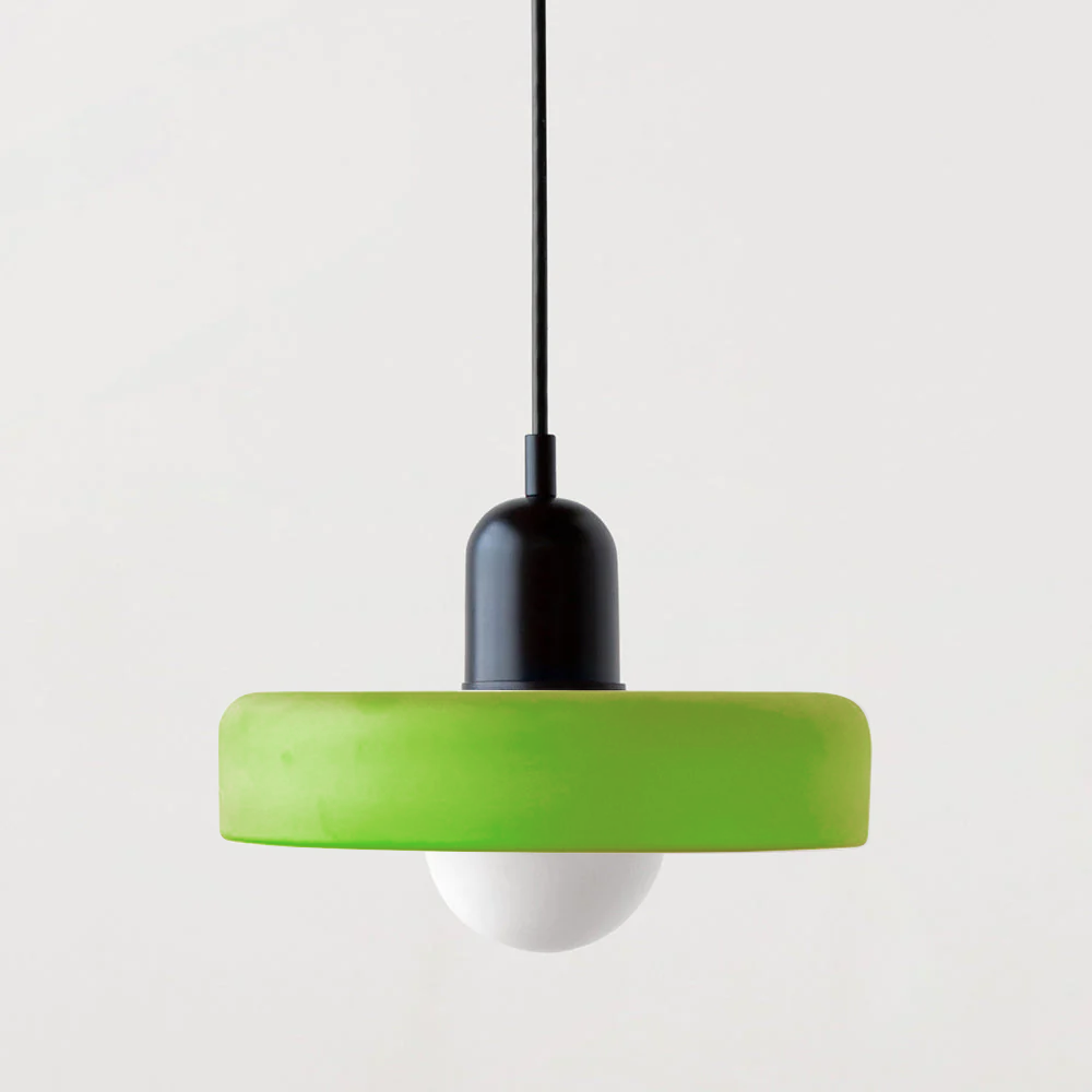 Coloured Glass Pendant Lamp - BauLume