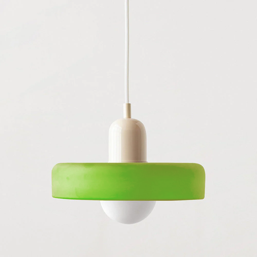 Coloured Glass Pendant Lamp - BauLume