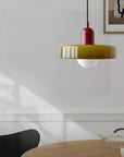 Coloured Glass Pendant Lamp - BauLume